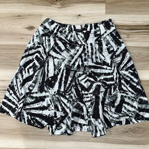 Sandro Sportswear Black White Circle Skirt Women’s 6